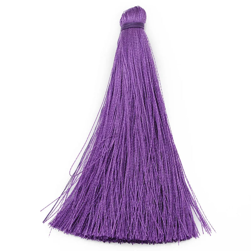 20pcs DIY Tassel Fringe Accessories, Rayon Silk Jewelry Findings-10055665