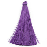 20pcs DIY Tassel Fringe Accessories, Rayon Silk Jewelry Findings-10055665