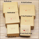 20pcs Marbling Pattern Paper Candy Cake Boxes with Window
