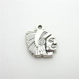 20pcs Indian Charms Dangle Charms Lobster Clasp Macroporous Beads DIY Jewelry