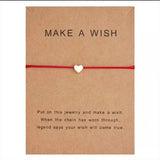 20pcs Necklace Bracelet Display Cards - Packaging Label for Wish Couple Gift