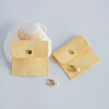 20pcs Jewelry Snap Button Bags Wedding Favor Bag Microfiber Pouch