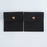 20pcs Jewelry Snap Button Bags Wedding Favor Bag Microfiber Pouch