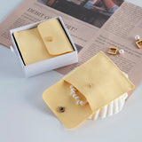 20pcs Jewelry Snap Button Bags Wedding Favor Bag Microfiber Pouch