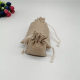 20pcs Jute Drawstring Gift Bags Wedding Decoration Burlap Bag Pouches 6 Sizes