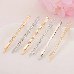 20pcs KC Waved Hair Clip Women Bobby Pins Curly Wavy Grips Hairstyle
