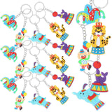 Carnival Circus Theme Key Chain Purse Decoration Keychains