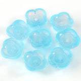 20pcs Lampwork Crystal Beads Plum Blossom Flower Czech Glass Loose Beads