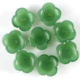 20pcs Lampwork Crystal Beads Plum Blossom Flower Czech Glass Loose Beads