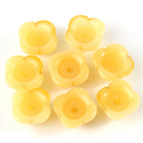 20pcs Lampwork Crystal Beads Plum Blossom Flower Czech Glass Loose Beads