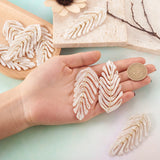 20pcs Resin Leaf Shape Pendants Charms DIY Jewelry Making Supplies