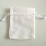 20pcs Linen Jute Drawstring Gift Bags for Christmas Wedding Birthday