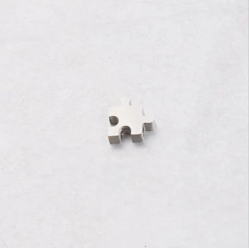 20pcs 1.8mm Small Hole Bead Mirror Polished Stainless Steel Puzzle Bead