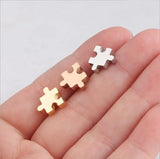 20pcs 1.8mm Small Hole Bead Mirror Polished Stainless Steel Puzzle Bead