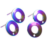 20pcs/Lot Stainless Steel Stud Earrings Parts