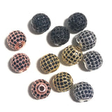 20pcs 10mm Disco Ball Spacer Beads Gold-Plated Women Bracelet Making