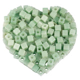 20pcs 10mm Square Crystal Stone Beads DIY Jewelry Making Spacer Charms