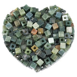 20pcs 10mm Square Crystal Stone Beads DIY Jewelry Making Spacer Charms