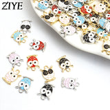20pcs Owl Animal Charms DIY Alloy Accessories