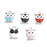20pcs Owl Animal Charms DIY Alloy Accessories