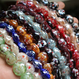 20pcs Mix Color 16mm Lampwork Glass Flower Beads for Jewelry Making