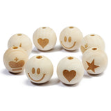 20pcs/Lot 20mm Round Natural Wood Beads for Jewelry Making DIY Bracelet Necklace