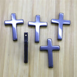 20pcs/Lot Hematite Beads Cross Pendant DIY Jewelry Making