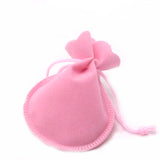 20pcs/Lot 7x9cm Velvet Bag for Jewelry Display Drawstring Pouches Custom Logo