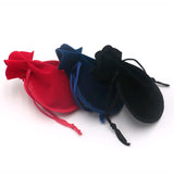 20pcs/Lot 7x9cm Velvet Bag for Jewelry Display Drawstring Pouches Custom Logo