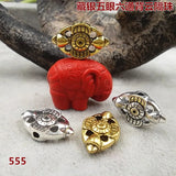20pcs Antique Zinc Alloy Buddha Charm Beads 22x14mm DIY Jewelry Making