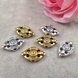20pcs Antique Zinc Alloy Buddha Charm Beads 22x14mm DIY Jewelry Making
