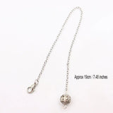 20pcs Bulk Pendulums Chains with 7 Chakra Stone Bead Charm