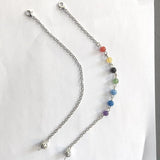 20pcs Bulk Pendulums Chains with 7 Chakra Stone Bead Charm