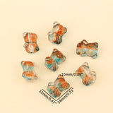 20pcs/Lot Cartoon Bear Lampwork Glass Beads for Jewelry Making DIY Accessories