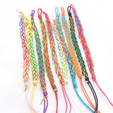 20pcs Cotton Rope Braide Friendship Cuff Bracelets For Men Women Unisex