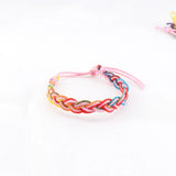 20pcs Cotton Rope Braide Friendship Cuff Bracelets For Men Women Unisex