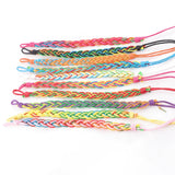 20pcs Cotton Rope Braide Friendship Cuff Bracelets For Men Women Unisex