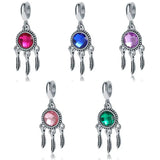 20pcs Dreamnet Feather Pendant Charms for Bracelet Necklace
