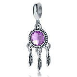 20pcs Dreamnet Feather Pendant Charms for Bracelet Necklace