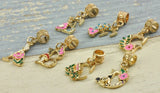 20pcs Alloy A-Z Letters Charms Bracelet Necklace DIY Accessory