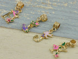 20pcs Alloy A-Z Letters Charms Bracelet Necklace DIY Accessory