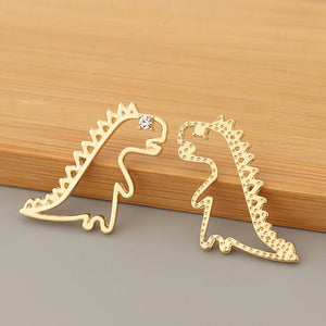20pcs Dinosaur & Rhinestone Charms Pendants for DIY Necklace Making