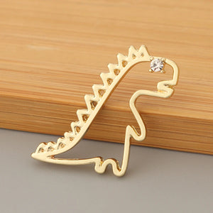 20pcs Dinosaur & Rhinestone Charms Pendants for DIY Necklace Making