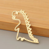 20pcs Dinosaur & Rhinestone Charms Pendants for DIY Necklace Making