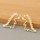 20pcs Dinosaur & Rhinestone Charms Pendants for DIY Necklace Making