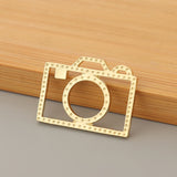 20pcs Hollow Camera & Rhinestone Charms for DIY Jewelry Making