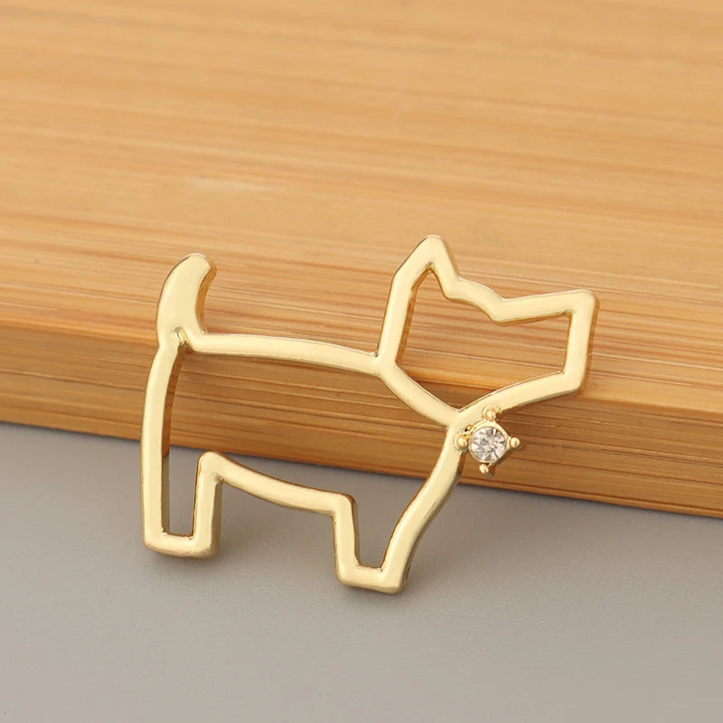 20pcs Hollow Dog Charms Pendants DIY Jewelry Making 29x21mm