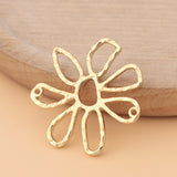 20pcs Hollow Flower Charms Pendants for Jewelry Making