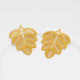 20pcs Colorful Leaf Charms Zinc Alloy Pendant for DIY Jewelry Earrings