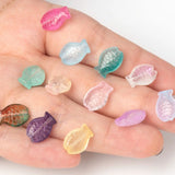 20pcs Fish Shape Lampwork Glass Beads for DIY Jewelry Making